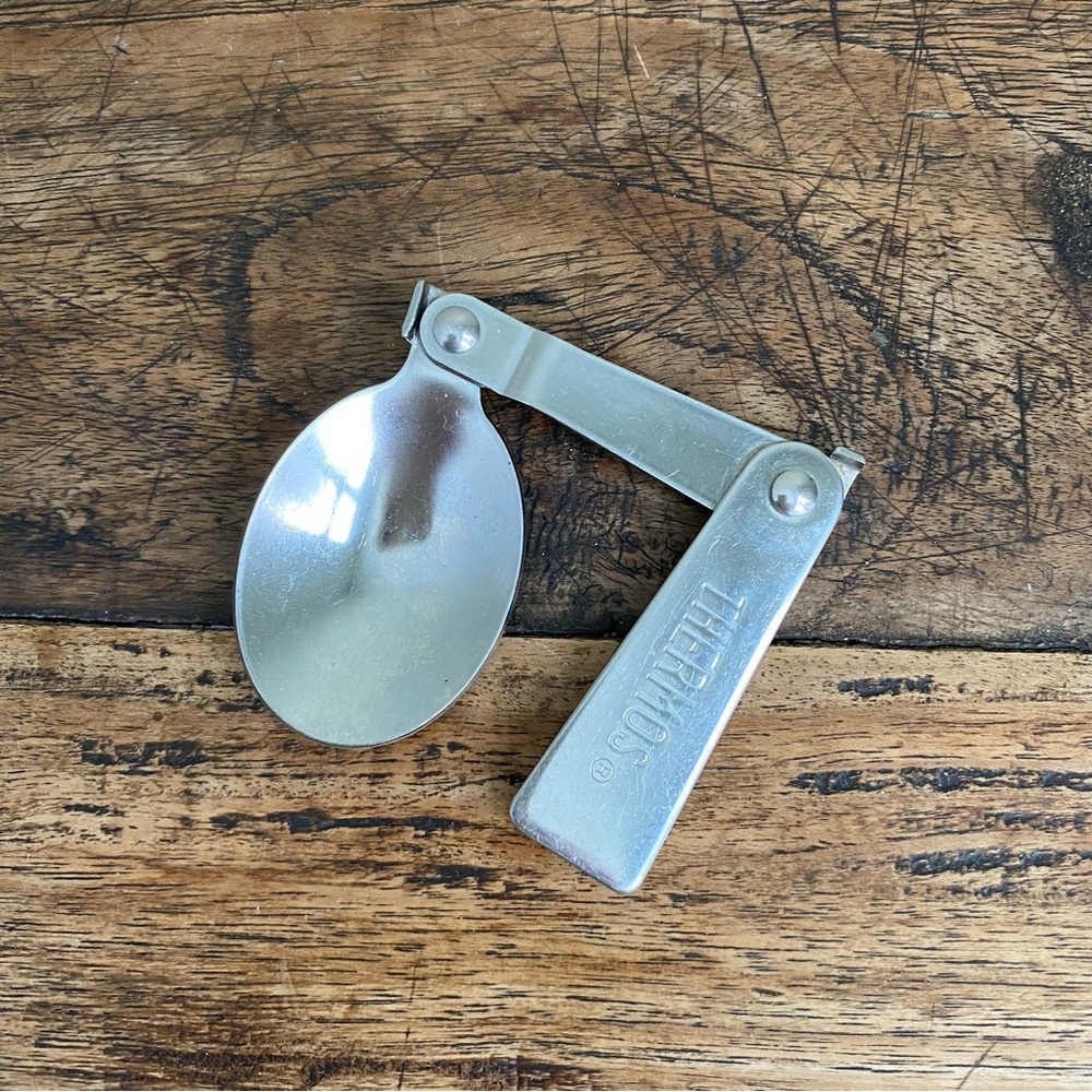Thermos Silver Folding Spoon